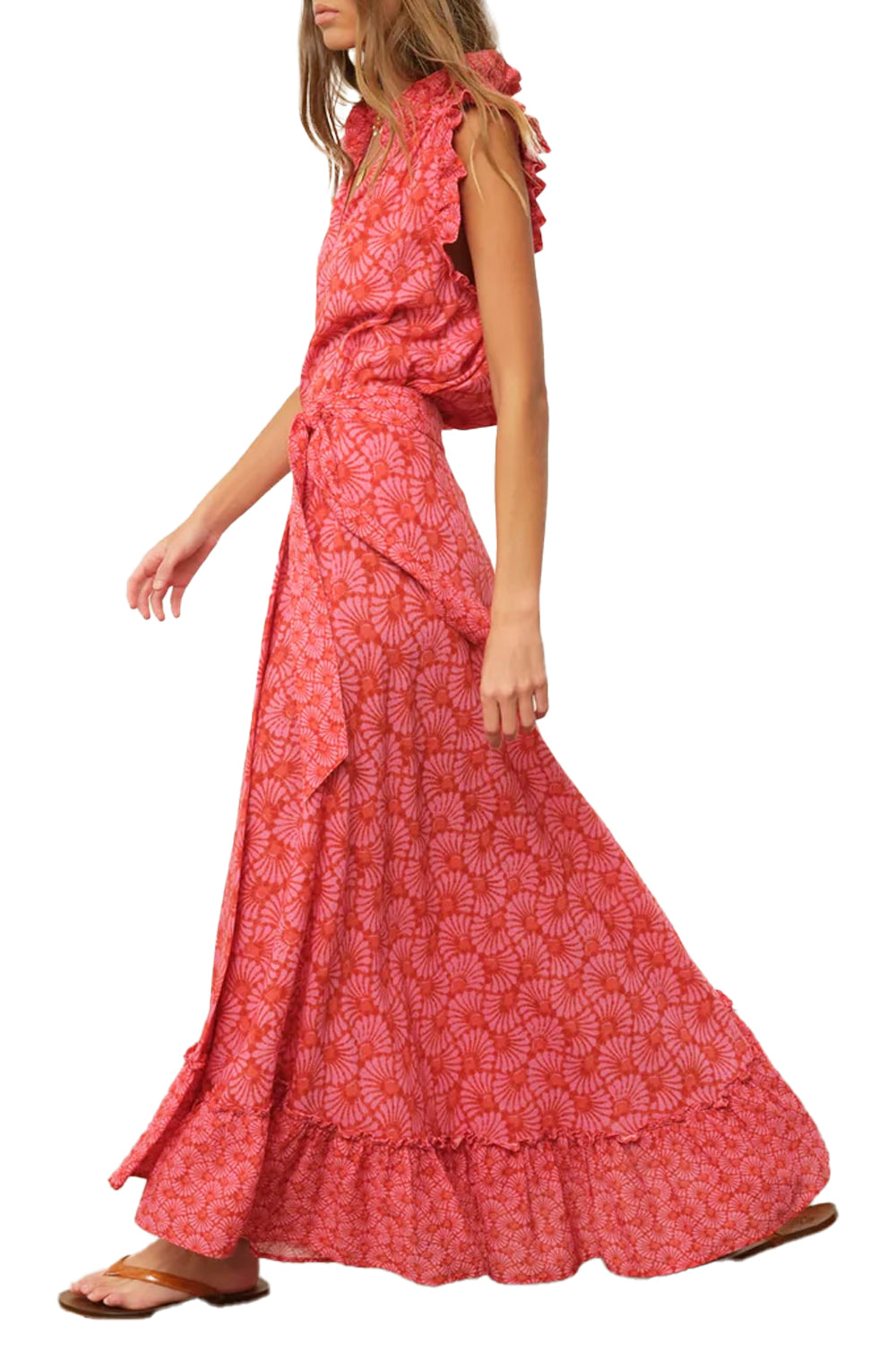 Janey Skirt in Ruby Shell