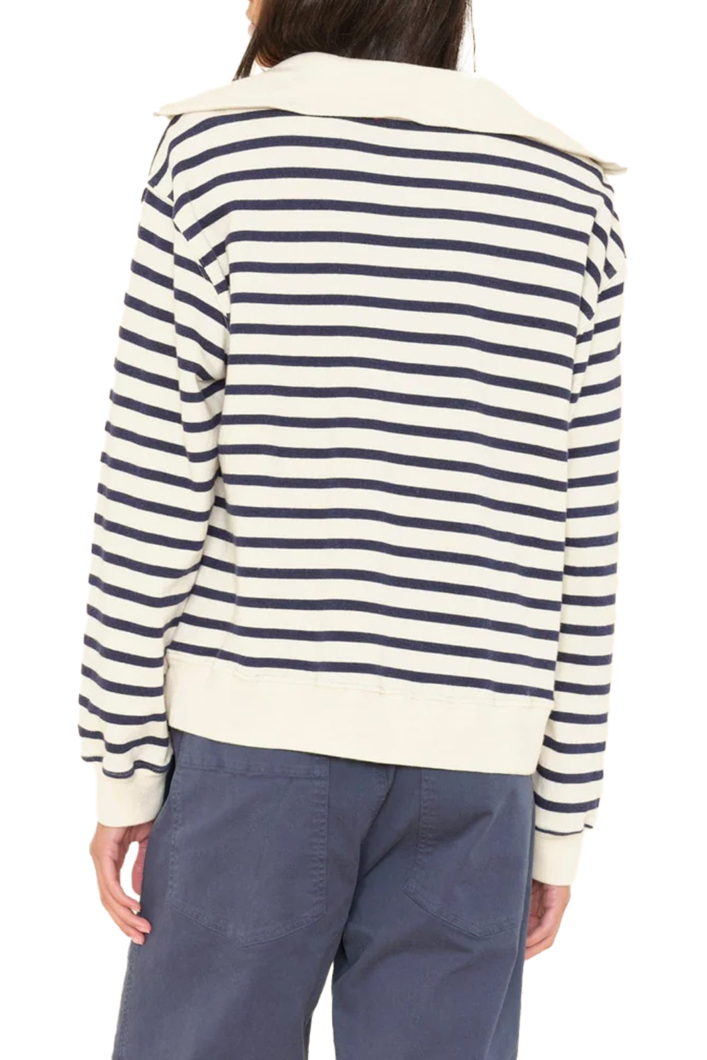 Kat Sweatshirt in Natural Stripe