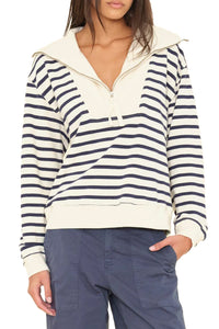 Kat Sweatshirt in Natural Stripe