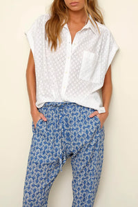 Lexi Embroidered Shirt in White