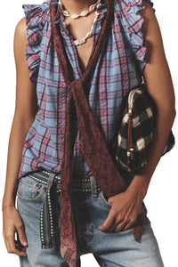 Bex Top in Lunar Blue