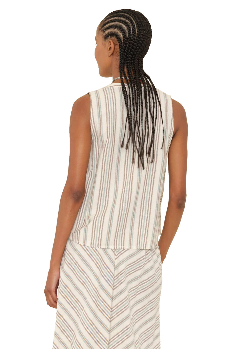 Twyla Top in Ivory Sand