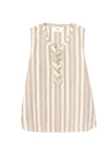 Twyla Top in Ivory Sand