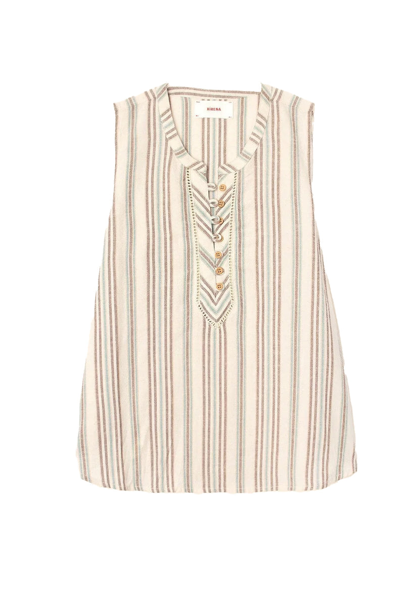 Twyla Top in Ivory Sand
