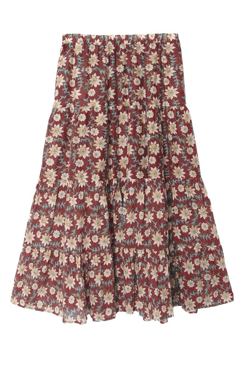 Viola Skirt in Cedar