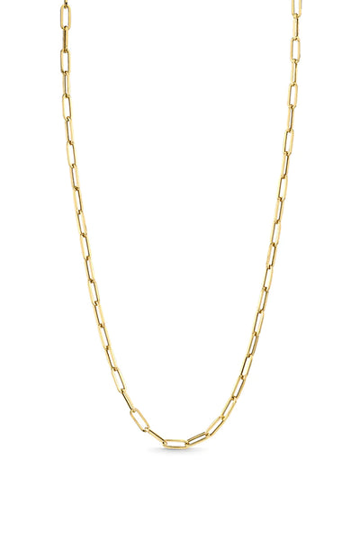 14K GOLD PAPERCLIP CHAIN