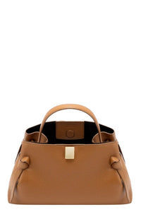 Gyoza in Hazel Pebble Grained Leather