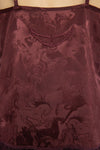 Cishi Silk Camisole in Burgundy