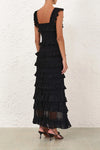 Illuminate Lace Frill Skirt in Black