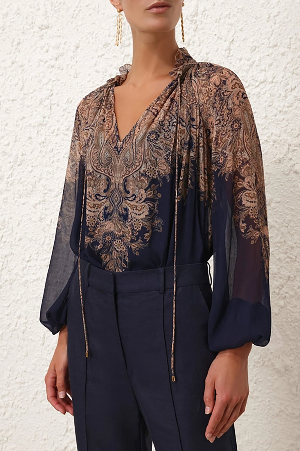 Natura Billow Blouse – Krista K Boutique