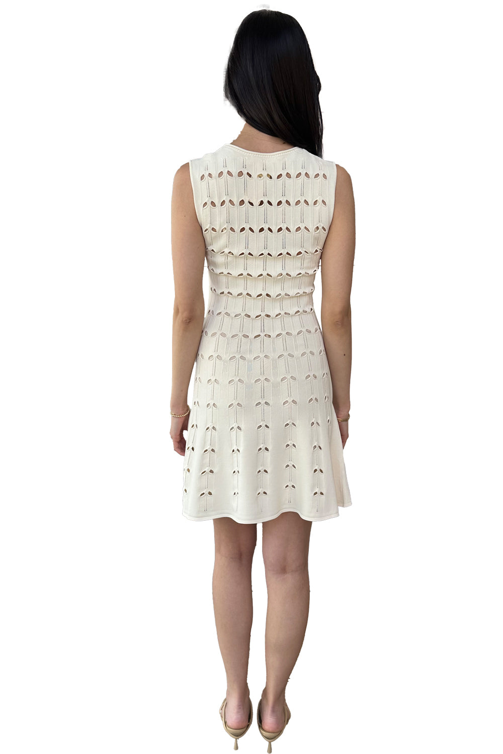 Rhiannon Pointelle Mini Dress in Cream – Krista K Boutique