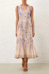 Dawning Flutter Dress in Lilac Floral