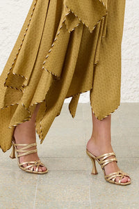 Solstice Mule 85 in Gold