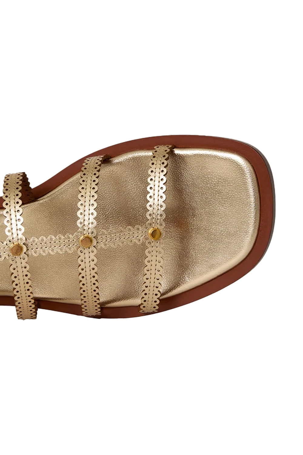 Goldie Sandal in Gold – Krista K Boutique