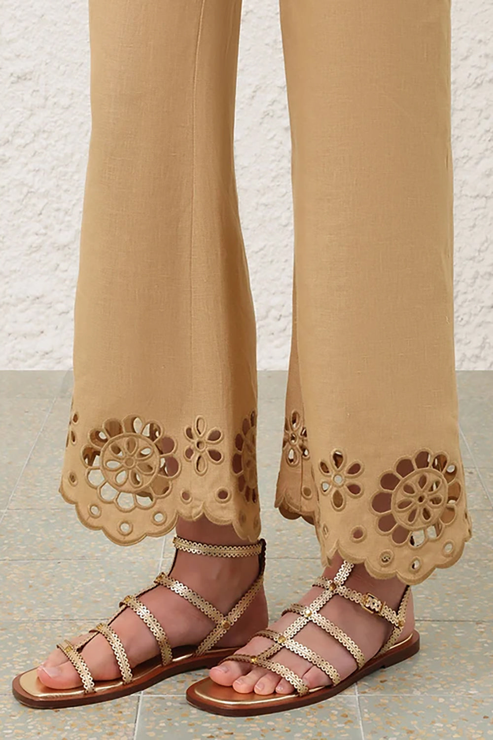 Goldie Sandal in Gold – Krista K Boutique