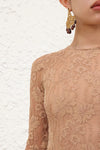 Lace Bodysuit in Biscuit