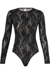 Lace Bodysuit in Black