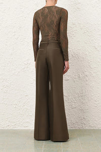 Lace Bodysuit in Olive