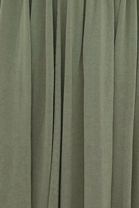 Illuminate Gathered Skirt in Olive