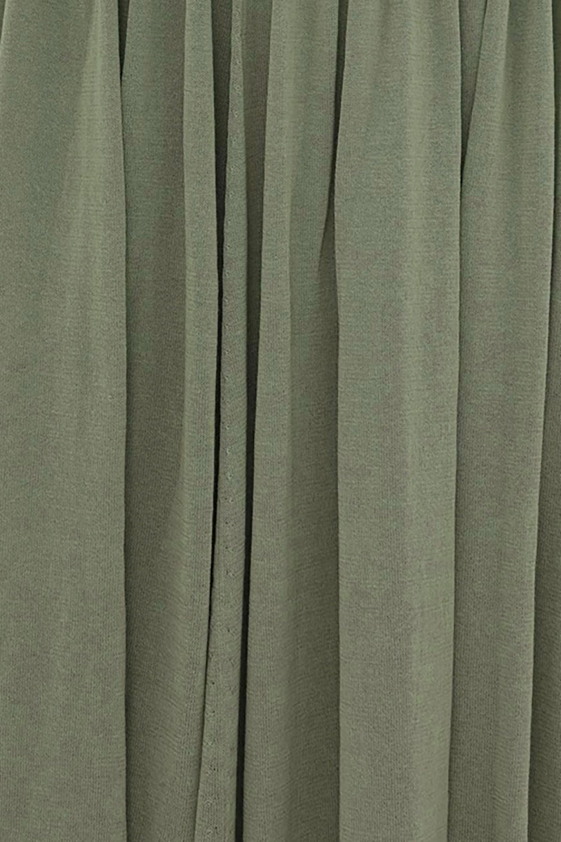 Illuminate Gathered Skirt in Olive