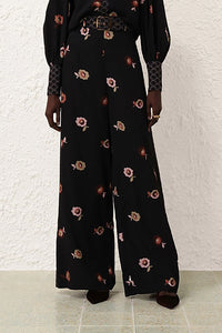 Belted Wide Leg Pant