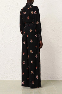 Belted Wide Leg Pant