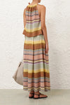 Coco Stripe Circle Skirt in Stripe