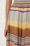 Coco Stripe Circle Skirt in Stripe