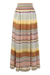 Coco Stripe Circle Skirt in Stripe