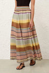 Coco Stripe Circle Skirt in Stripe