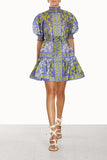 Raie Lantern Mini Dress