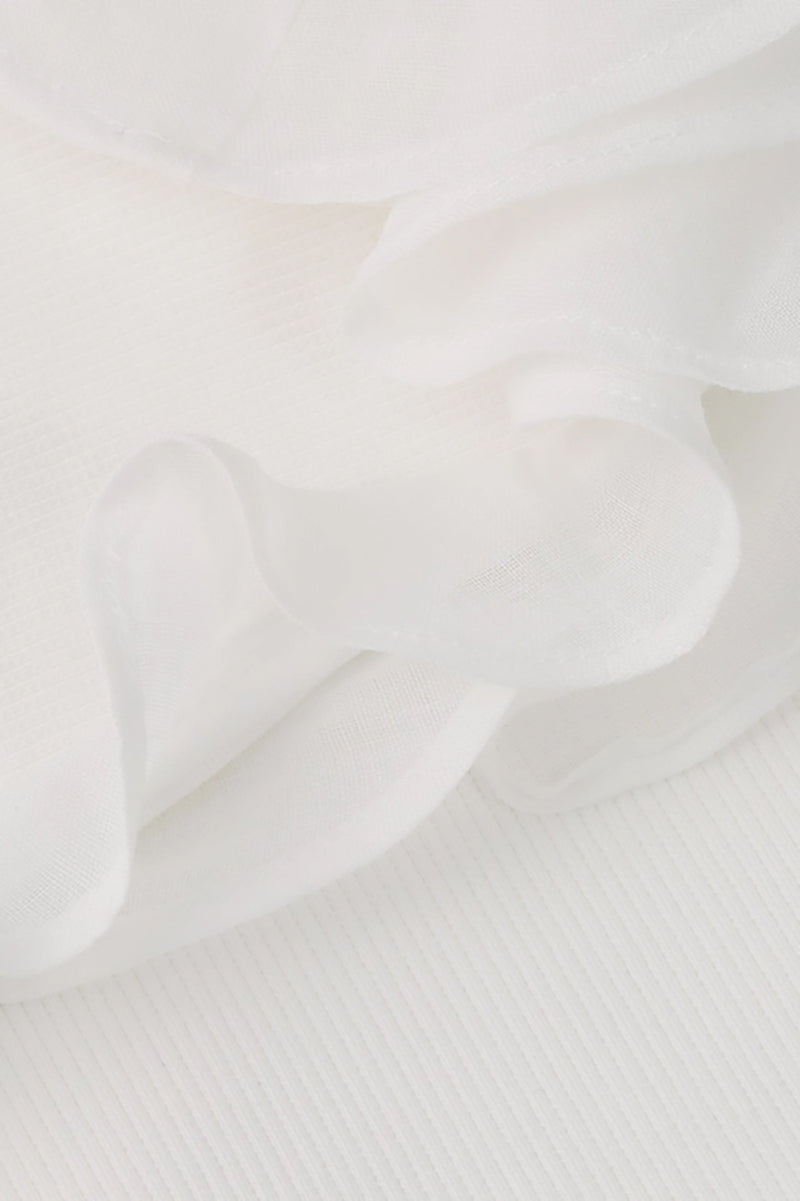 Awaken Frill Tank in Ivory