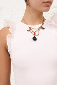 Awaken Frill Tank in Ivory