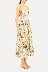 Fiora Cami Cotton Dress in Abalone