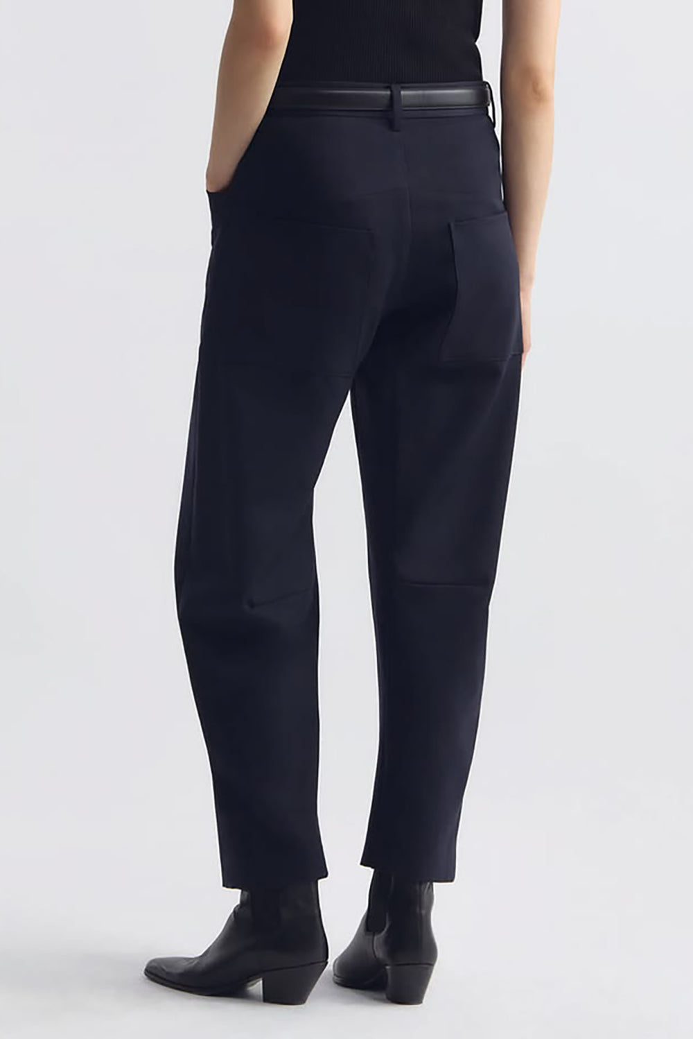 Shon Wool Pant in Midnight