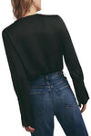 The Date Blouse in Black