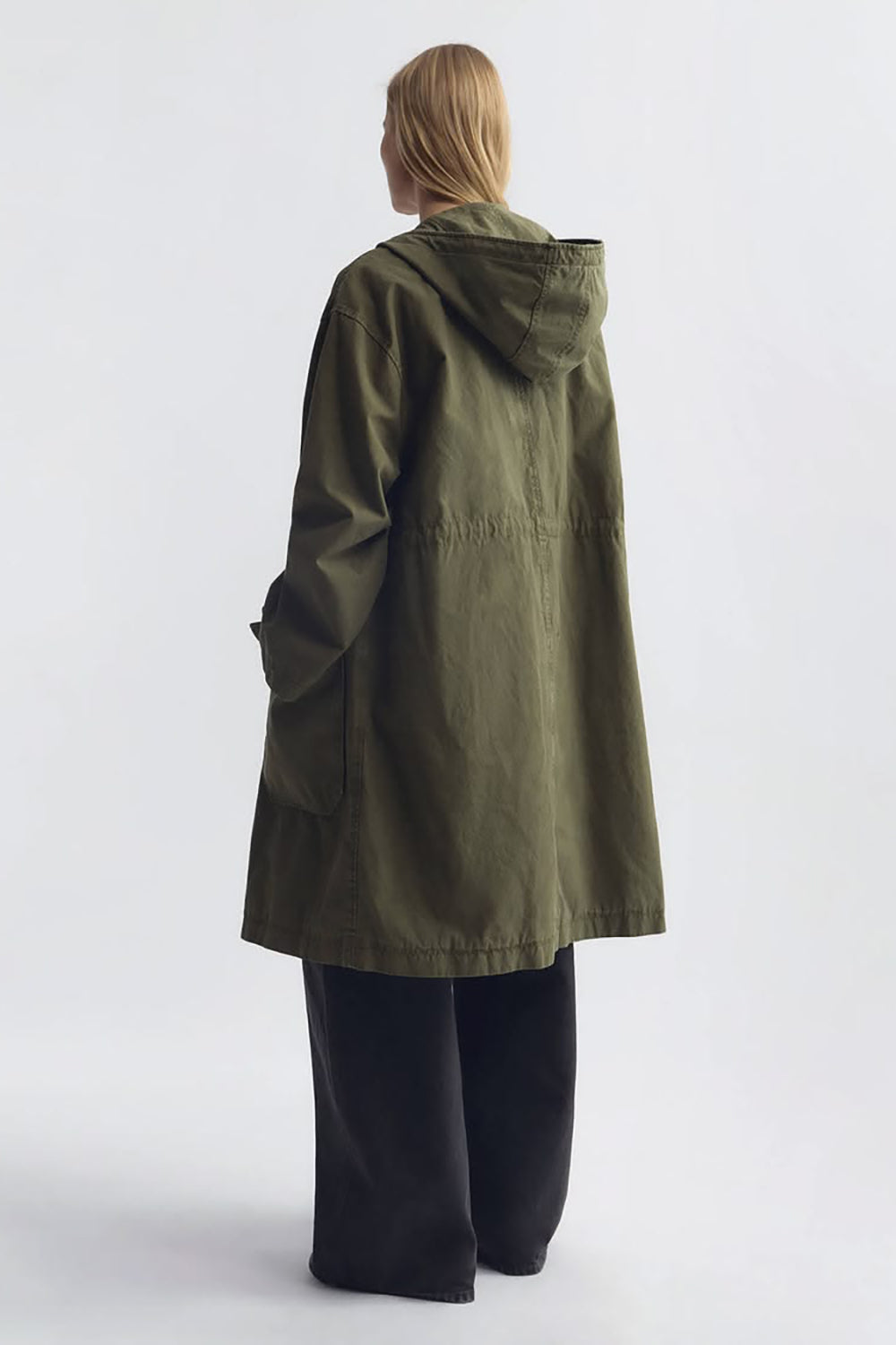 Delmar Cotton Parka in Dark Laurel