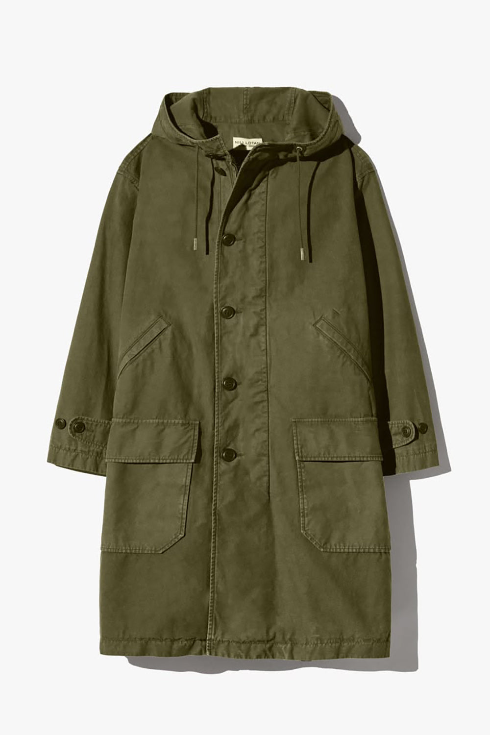 Delmar Cotton Parka in Dark Laurel