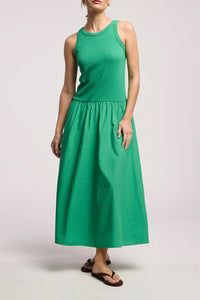 Romilly Dress in Shamrock