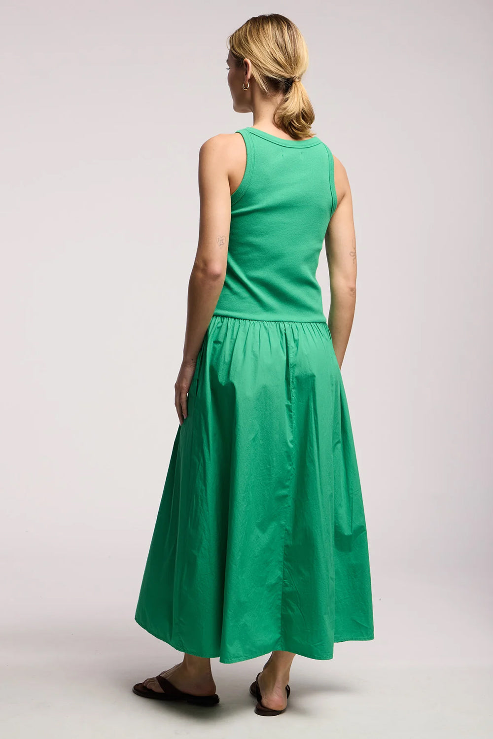 Romilly Dress in Shamrock