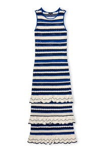 Ana Dress in Crete Stripe