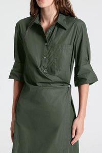 New Earl Dress in Superfine Cotton Rosin