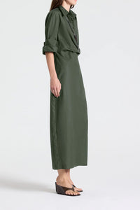 New Earl Dress in Superfine Cotton Rosin