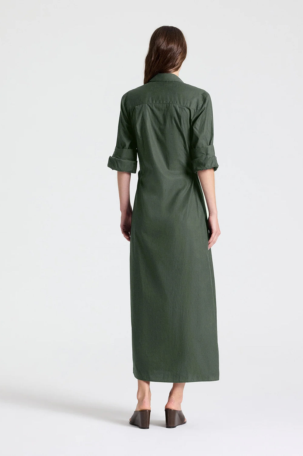 New Earl Dress in Superfine Cotton Rosin