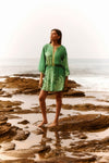 Phoebe Dress in Green