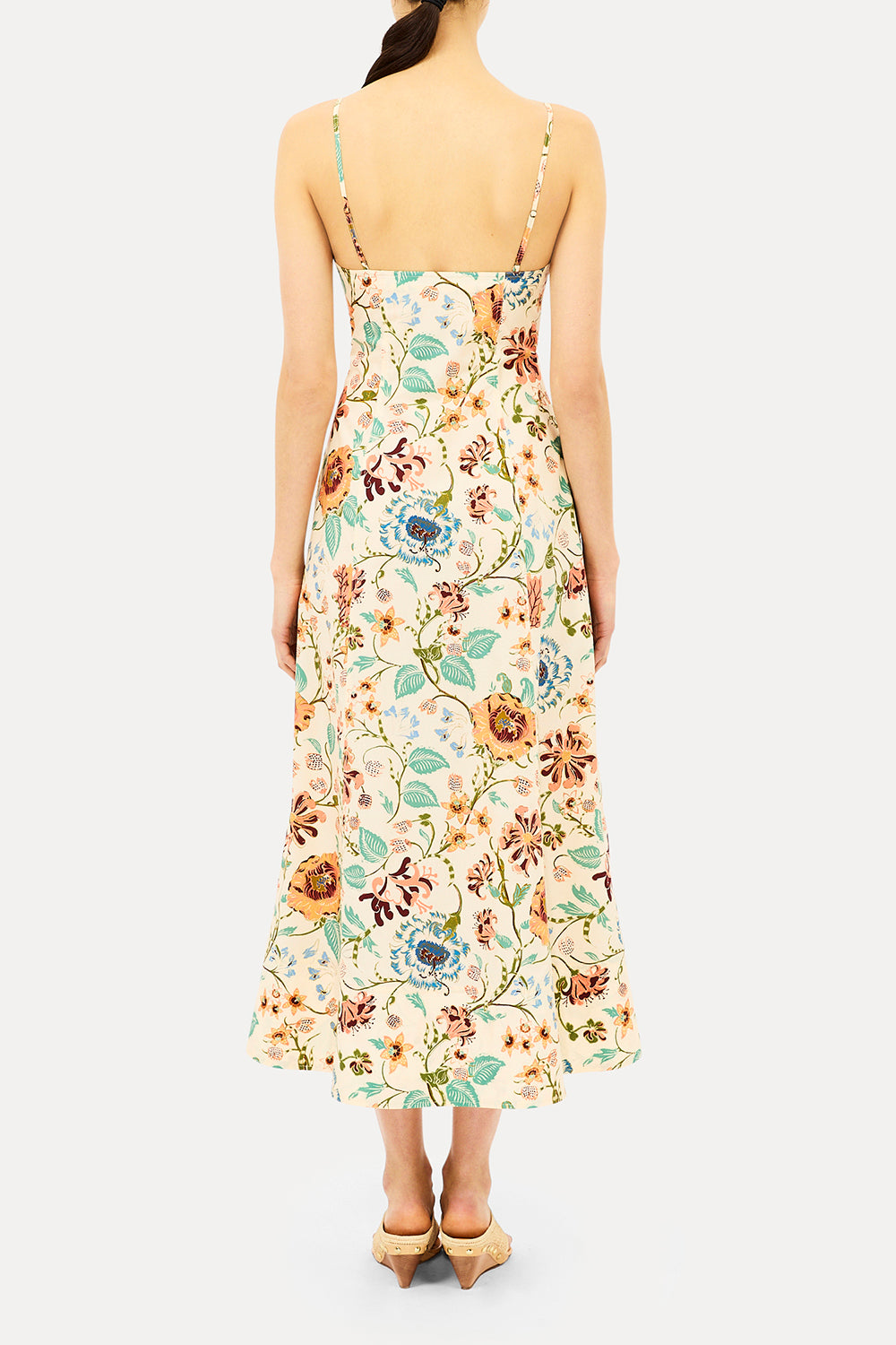Fiora Cami Cotton Dress in Abalone