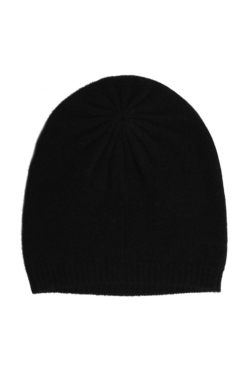 Asymmetric Bag Hat in Black