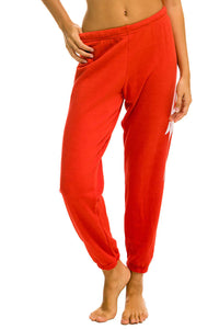 Bolt Sweatpant in Red White