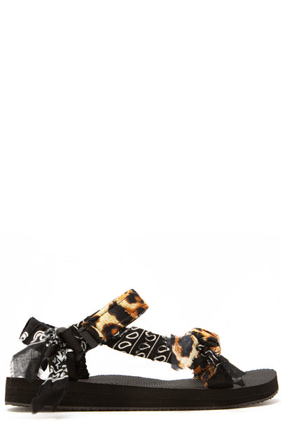 Trekky Leopard Print - Black Bandana