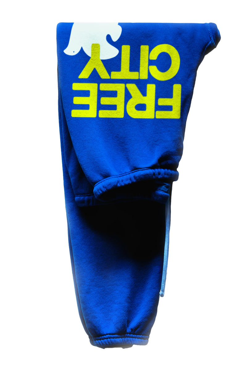 SUPERFLUFF LUX OG Sweatpant in Electric Bluelight